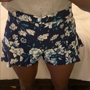 Forever 21 floral skorts